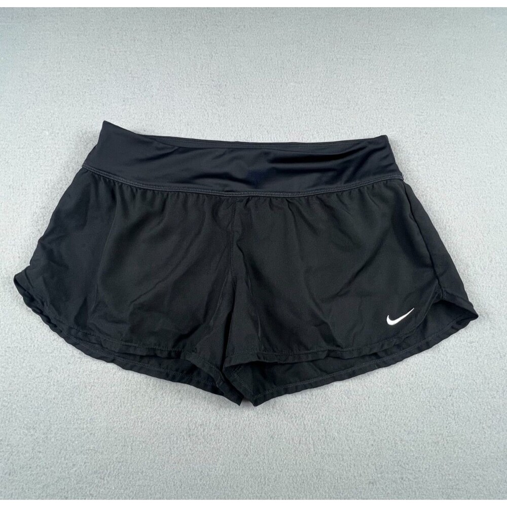 Nike Womens Running Shorts M Black 2.5" Inseam Board Short Athletic Workout Gym
